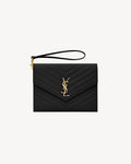 CASSANDRE MATELASSÉ FLAP POUCH IN PELLE