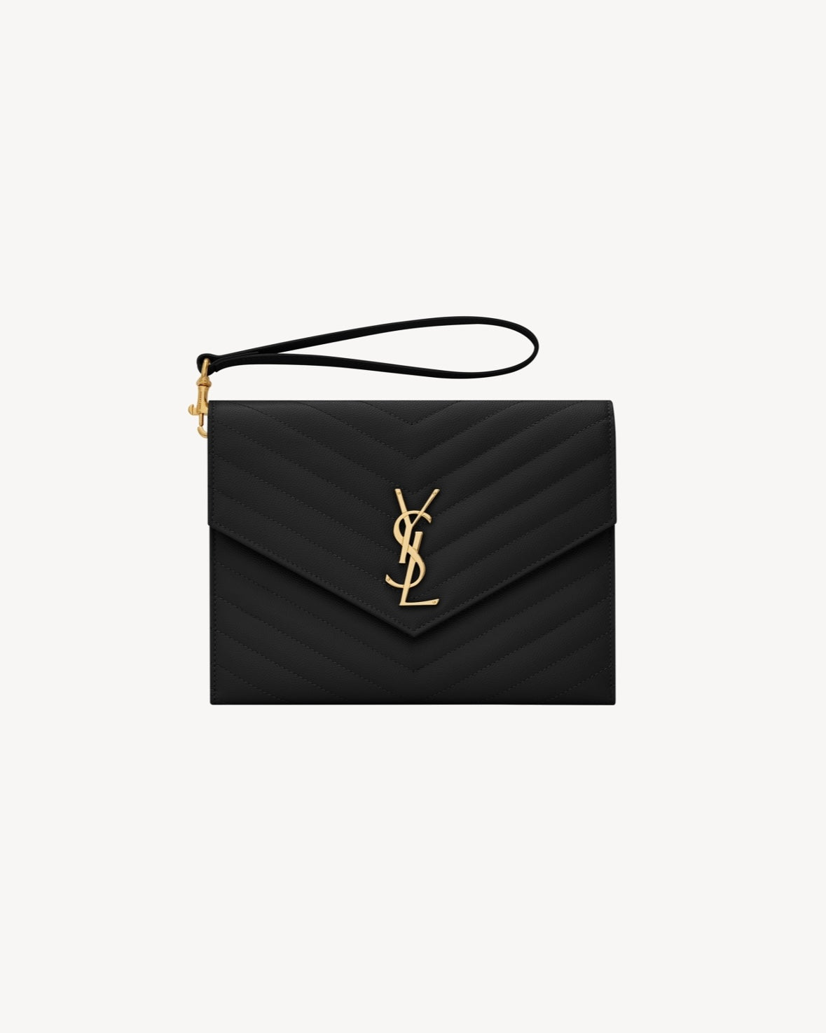 CASSANDRE MATELASSÉ FLAP POUCH IN PELLE
