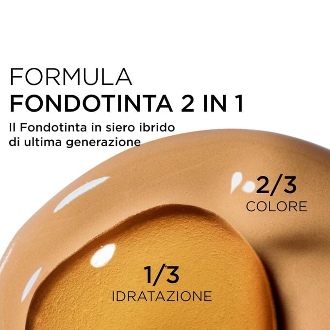 DOUBLE SERUM FOUNDATION – Fondotinta in siero ibrido, finish luminoso
